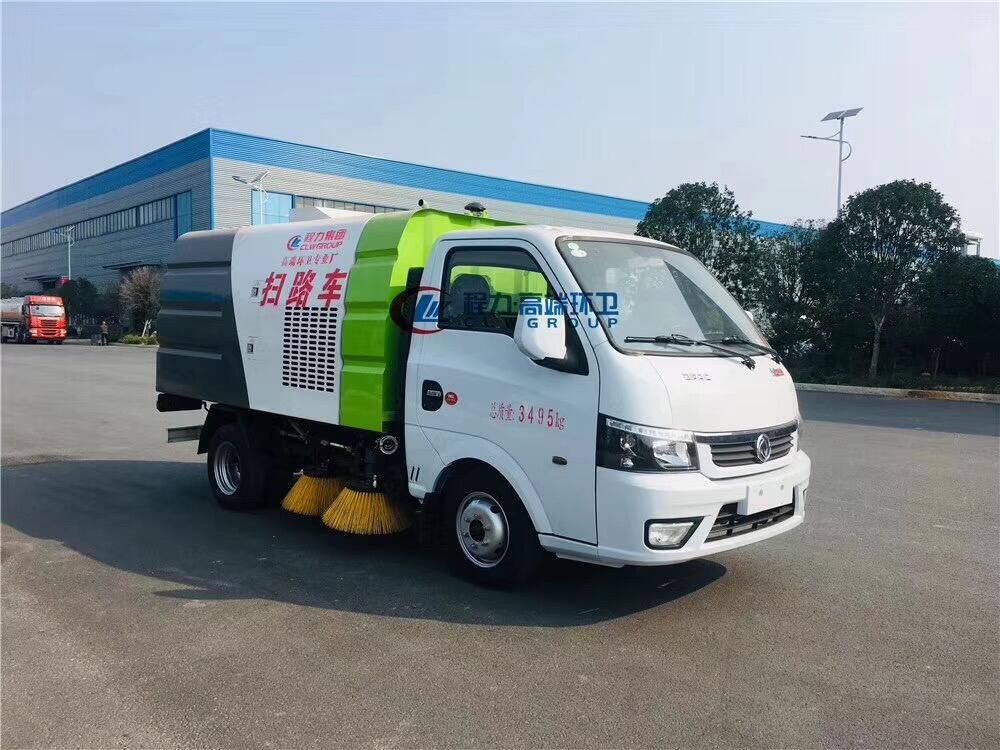 2.5噸掃路車-東風途逸小型國六2.5立方掃路車廠家價格