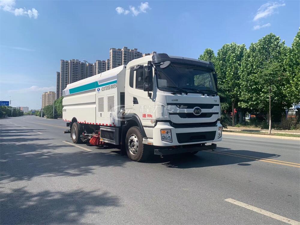  16方洗掃車-比亞迪T8純電動(dòng)16噸洗掃車