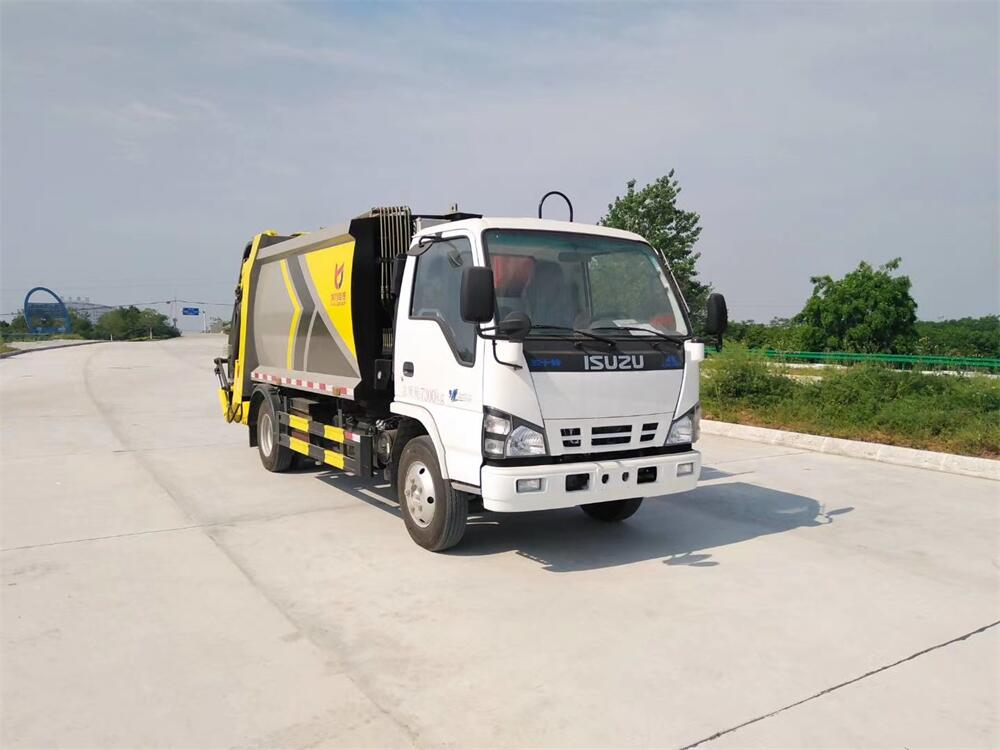 6方壓縮垃圾車(chē)-慶鈴五十鈴6方壓縮式垃圾車(chē)廠(chǎng)家價(jià)格